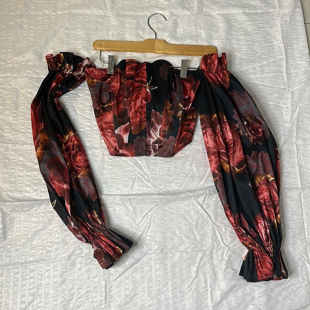 VA VA VOOM BUSTIER TOP SIZE LARGE